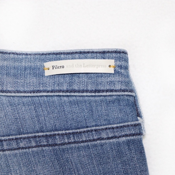 ❣️Anthropologie Pilcro Stet Roll Up Jean Shorts - Picture 5 of 5